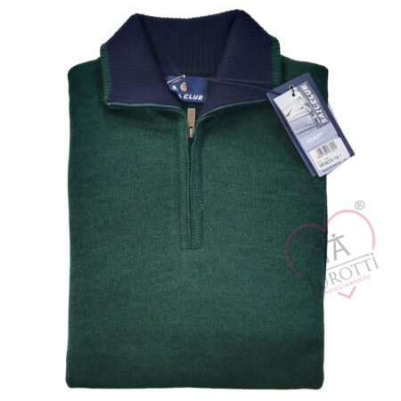 Polo uomo mezza zip Sail Club art U7661 mistolana - immagine 10