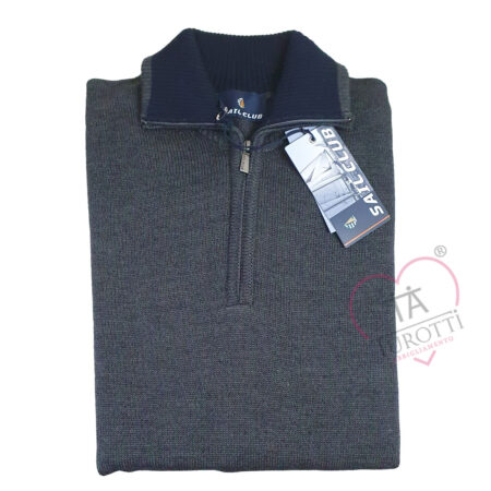 Polo uomo mezza zip Sail Club art U7661 mistolana - immagine 12