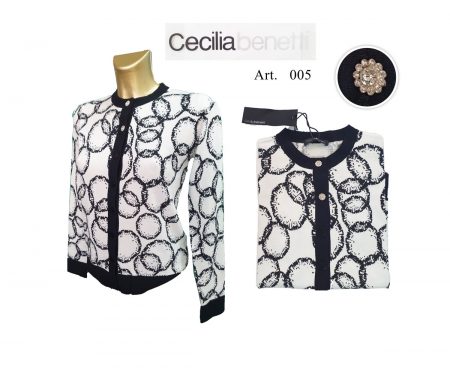 Maglia donna coreana bottoni Cecilia Benetti art 005
