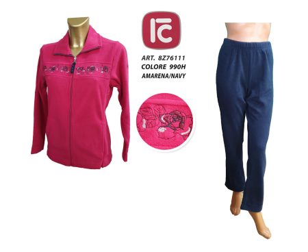 Tuta pile donna Campagnolo zip art. 8Z76111 colore 990H