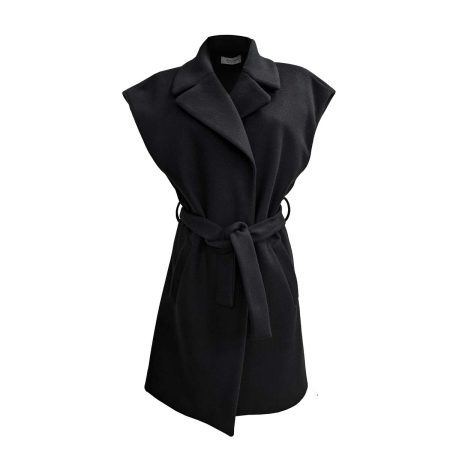 cappotto donna giovanile smanicato di tendenza