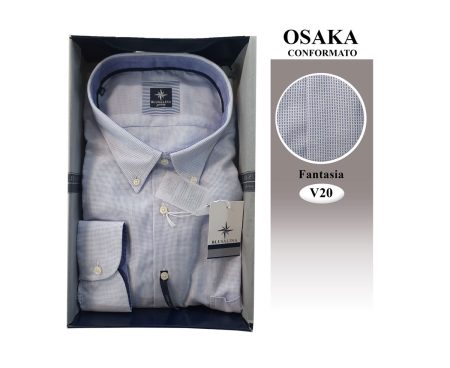 Camicia  Uomo Blusalina  Osaka Conformato manica  lunga Art.  SK 292E  D10 fantasia V20