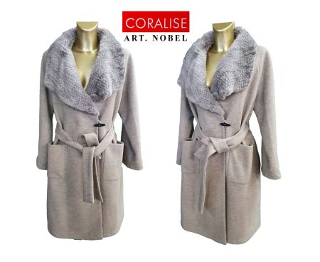 Cappotto misto lana Donna Coralise  Art. Nobel