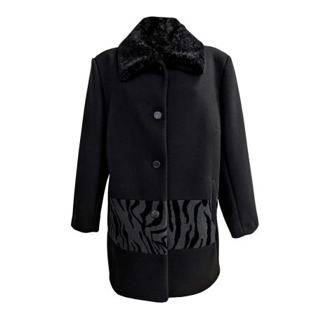 cappotto nero per signora