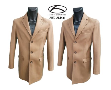 Cappotto  uomo elegante    Alive to Everything art AL 1421