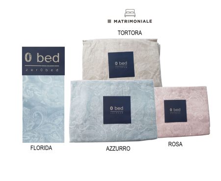 Completo matrimoniale  Zero Bed   lenzuola Florida