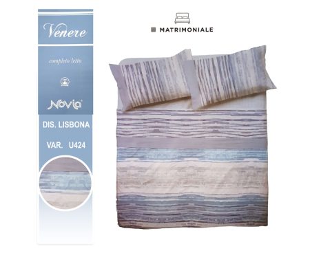 Completo letto matrimoniale Venere  dis Lisbona  var U424 maxi