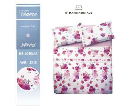 Completo letto matrimoniale Venere  dis Morgana var Z415 maxi