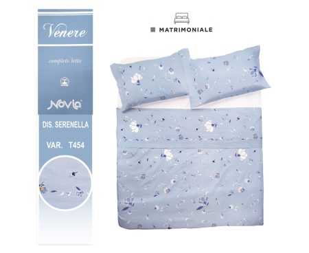 Completo letto matrimoniale Venere  dis Serenella  var T454 maxi