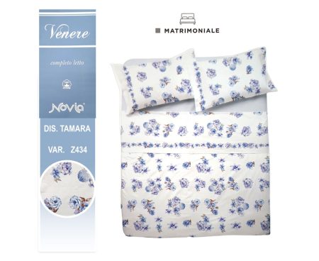 Completo letto matrimoniale Venere  dis Tamara  var Z434 maxi