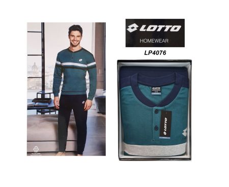 Lotto Pigiama serafino  uomo  interlock art. LP4076