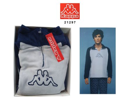 Kappa Pigiama Coral uomo serafino art. 21297 navy