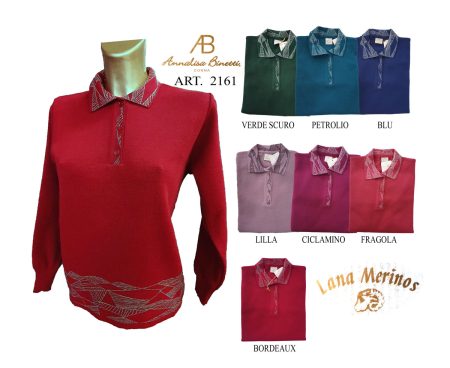 Polo donna lana merinos art 2161  Annalisa Binetti