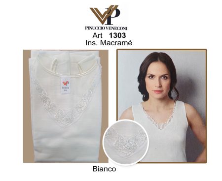 Canotta   spalla larga donna  VP PINUCCIO VENEGONI misto lana 1303