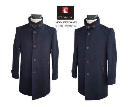 Steinbock Bergamo cappotto corto uomo misto lana mt 446V1