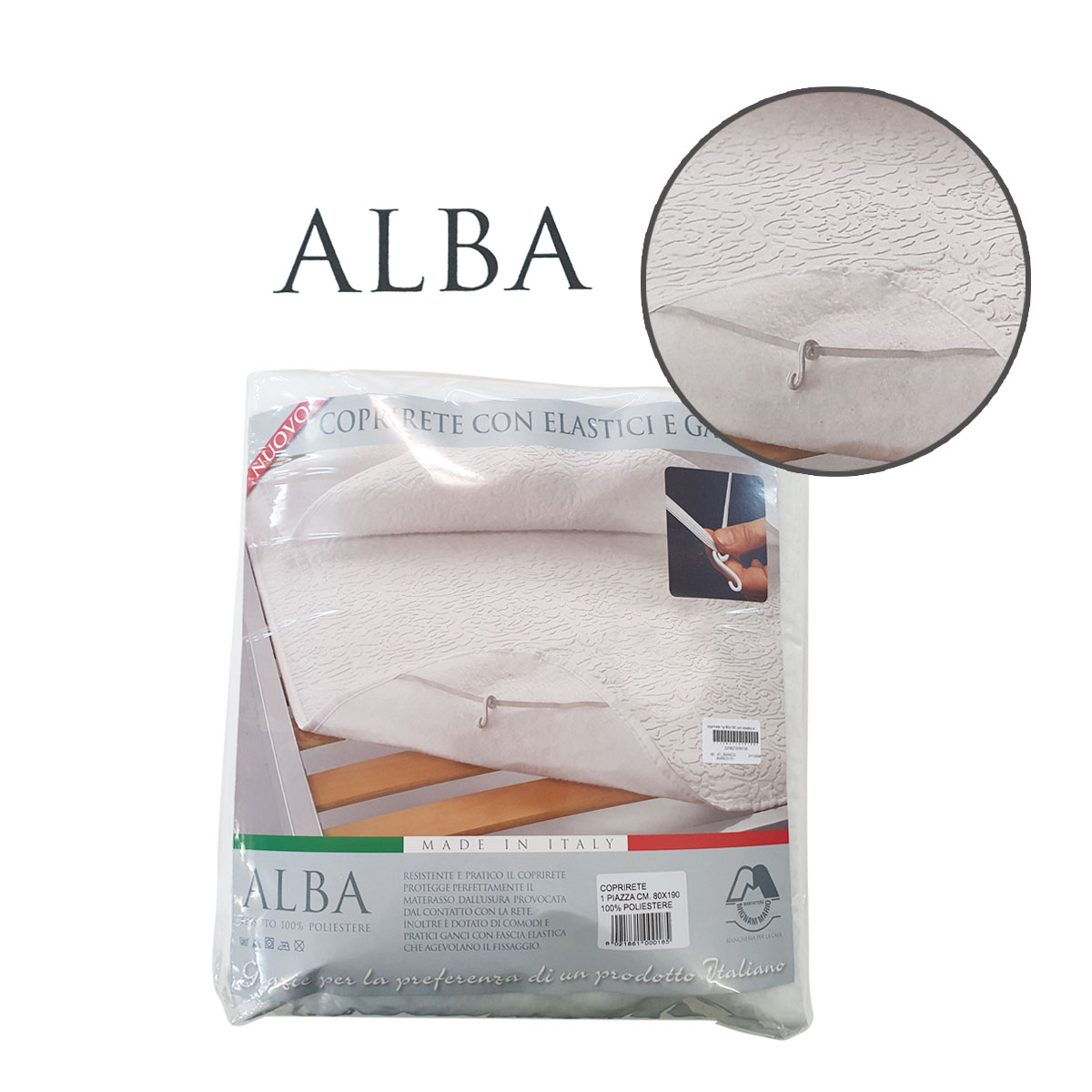 Coprirete con ganci elastici Alba - Turotti Abbigliamento