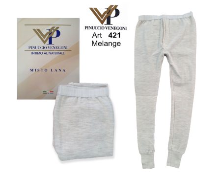 Mutanda gamba lunga uomo art. 421 Pinuccio Venegoni  Melange