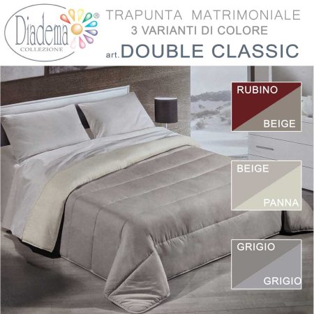 trapunta matrimoniale diverse varianti double Diadema Classic