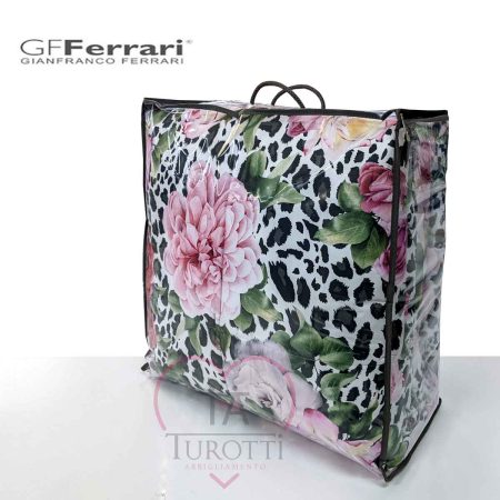 Trapunta matrimoniale Floreale Maculato con fiori GF Ferrari