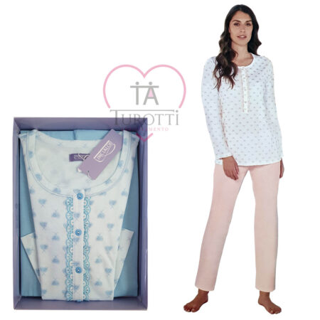 Linclalor Pigiama Donna serafino 74462 - immagine 2