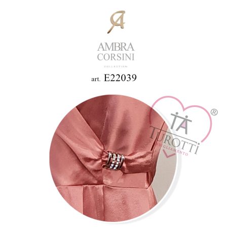 Abito donna Ambra Corsini art. E22039 rosa - immagine 4