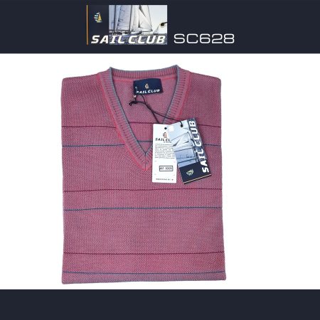 Sail Club maglia  uomo manica lunga scollo a V art SC628 - immagine 3