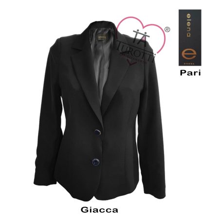 Tailleur giacca gonna Pari Elena  colore blu - immagine 4