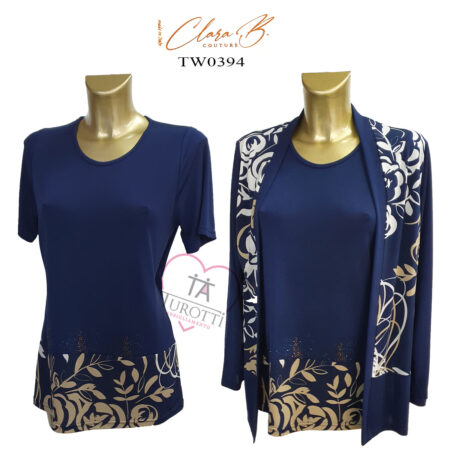 Twinset Clara B maglia giacca aperta TW0394