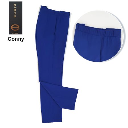 Completo maglia giacca  pantalone donna  art Conny Elena blu cina - immagine 4