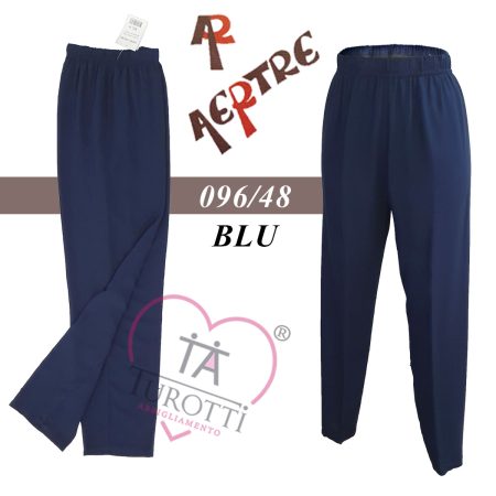 Pantalone donna classico viscosa modello 096 | 48  Aertre Tinta unita - immagine 2