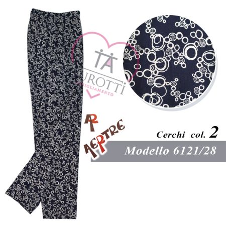 Pantalone donna classico viscosa modello 6121 28  Aertre - immagine 5