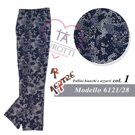 Pantalone donna classico viscosa modello 6121 28  Aertre - immagine 4