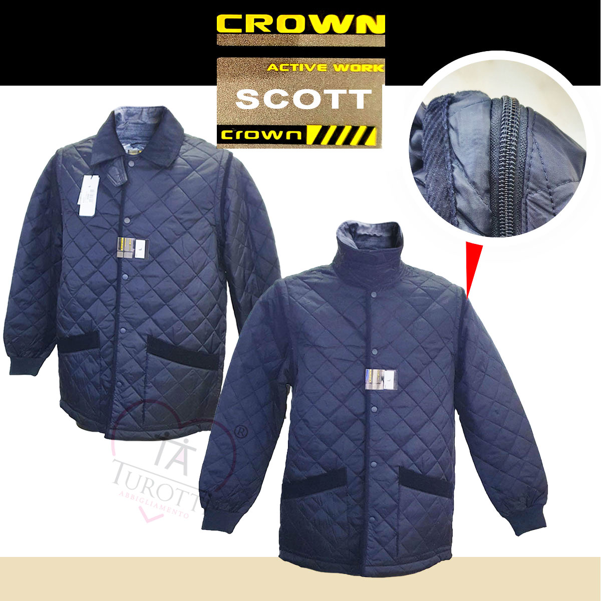 Crown Scott Husky Uomo con maniche staccabili - immagine 2