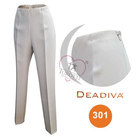 Tailleur giacca pantalone Deadiva art 301 colore beige chiaro - immagine 3