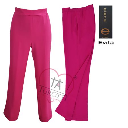 Tailleur giacca pantalone Evita  Elena  colore azalea - immagine 3