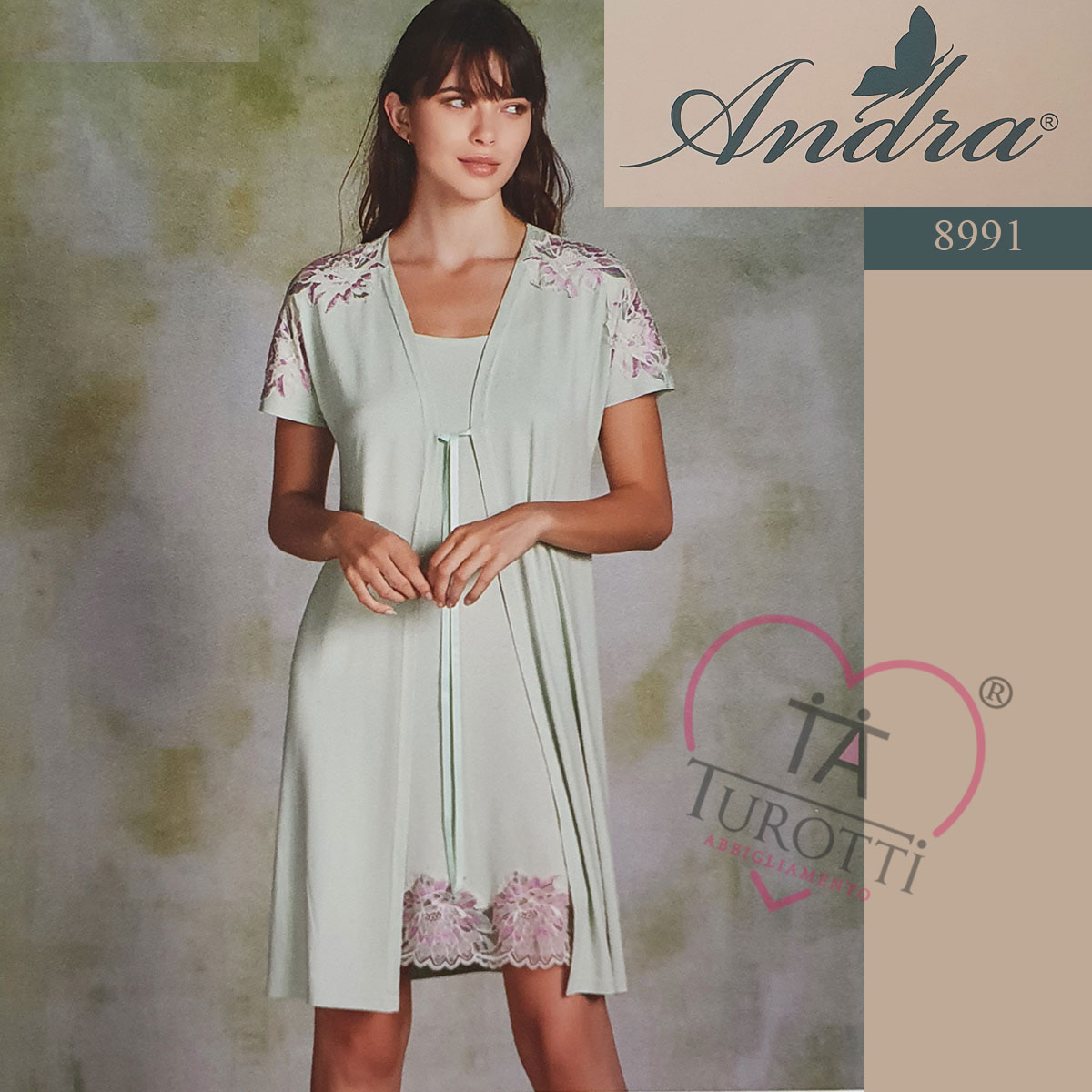 Vestaglietta donna viscosa Andra art 8991