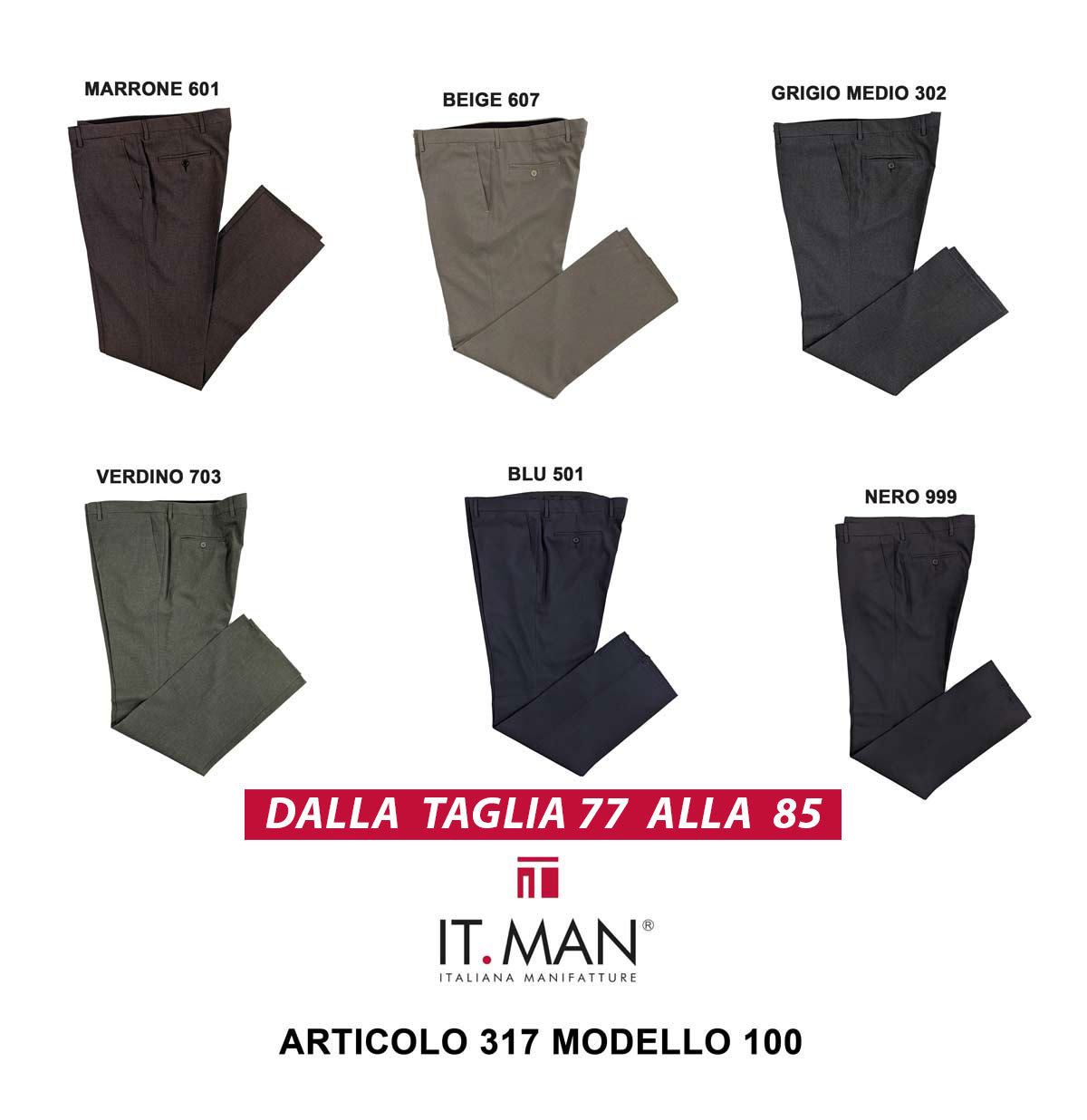 Pantaloni grandi taglie clearance