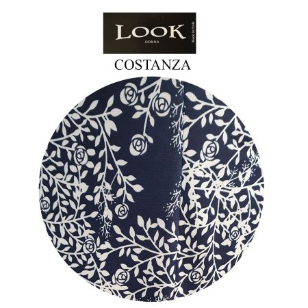 Gonna a teli  maglina Costanza 32061 Look fantasia fiori <i><span style="color: red;">ESAURITO</span></i> - immagine 3