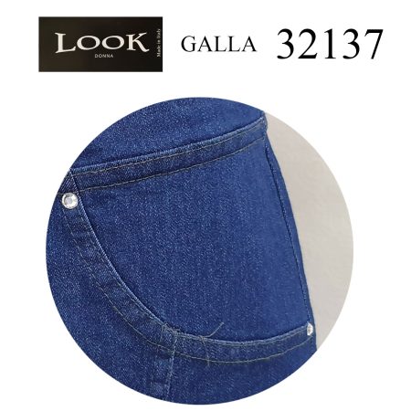 Gonna jeans  svasata Galla 32137 Look - immagine 2