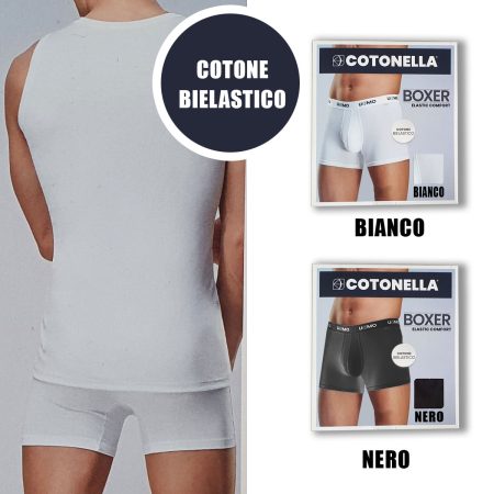 Cotonella  Boxer Elastic Comfort art 8303 cotone bielastico - immagine 2