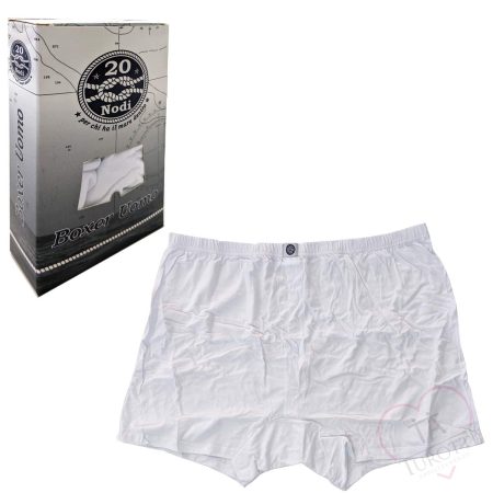 boxer taglie forti bianco 9XL 10XL