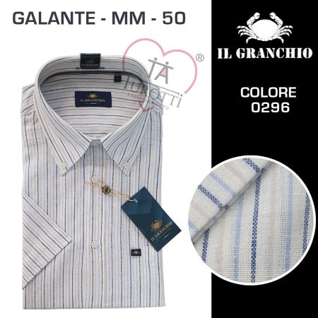 Il Granchio Camicia Uomo Galante-MM-50  mezza manica  colore 0296