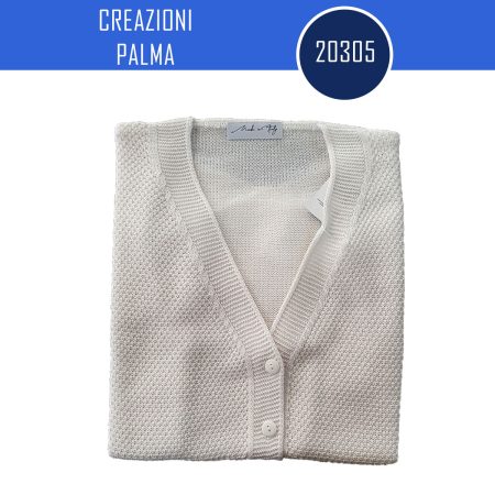 Cardigan mezza manica signora bottoni  scollo a v  art 20305 Creazioni Palma - immagine 4