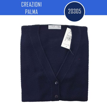 Cardigan mezza manica signora bottoni  scollo a v  art 20305 Creazioni Palma - immagine 5