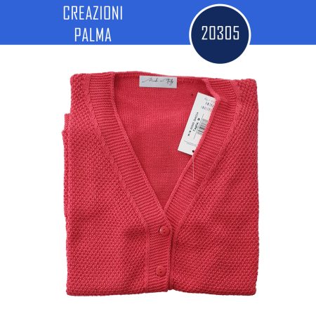 Cardigan mezza manica signora bottoni  scollo a v  art 20305 Creazioni Palma - immagine 6