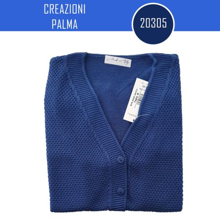 Cardigan mezza manica signora bottoni  scollo a v  art 20305 Creazioni Palma - immagine 8