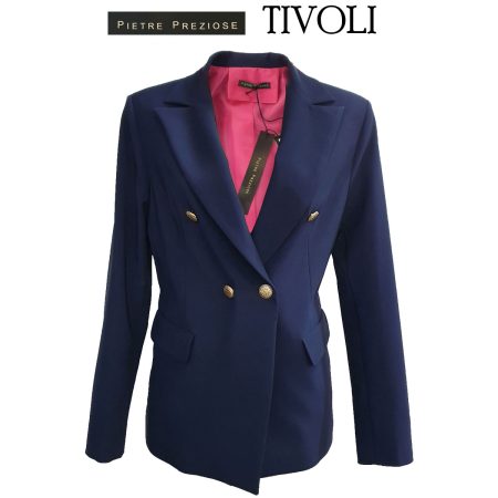 Giacca  doppio petto donna Pietre Preziose art Tivoli verde acido - immagine 3