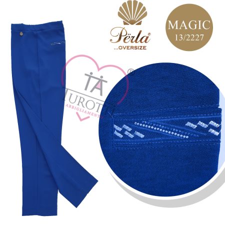 Pantalone donna classico Perla Oversize fucsia Magic 13 2227 - immagine 4