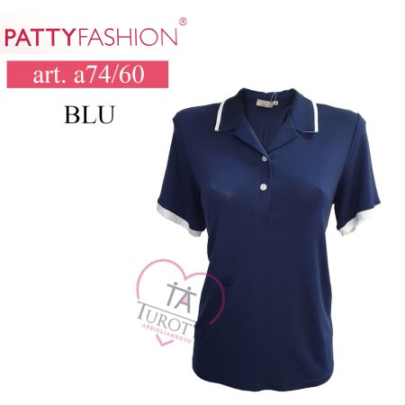 Polo donna mezza manica 2 bottoni art a7460  Patty Fashion - immagine 5