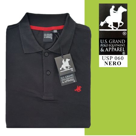Polo mezza manica  cotone  art USP 060 US Grand Polo Equipment & apparel  colori assortiti - immagine 3
